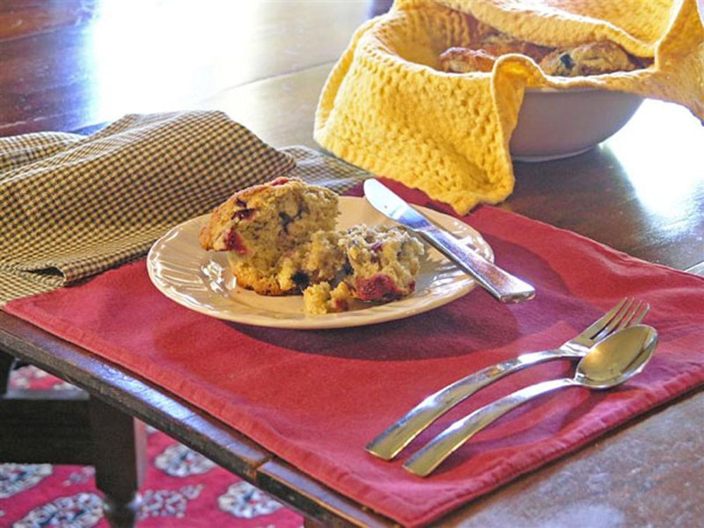 Double Berry Muffins - Food Gypsy