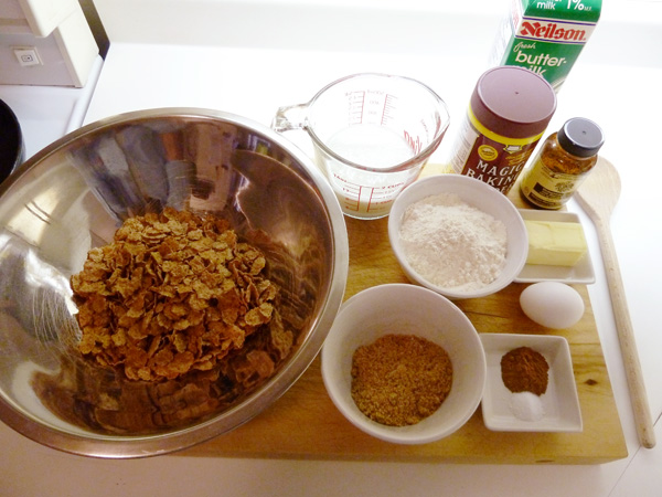 Nutty Buddy Bran Muffins, Ingredients