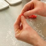 Roll flat, tapered tube into itself...