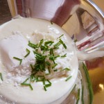 Ricotta, Chive Waffles