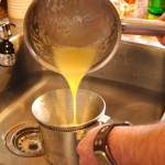 Strain custard for smooth finish.