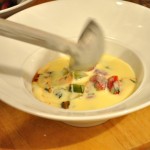 Cool summer custard and sweet fruit. Perfect.