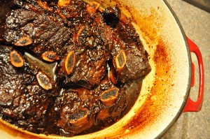 Removing from the oven to reduce - Food Gypsy