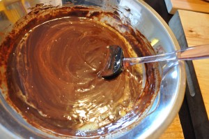 Slowly add eggs & stir - Food Gypsy