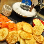 Blinis served with caviar - Food Gypsy