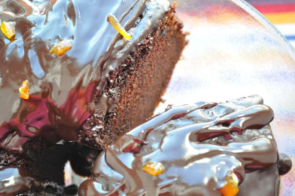 Chocolate Orange Chiffon Cake - Food Gypsy