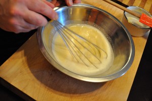 Re-mix the creme brulee custard - Food Gypsy