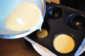 Re-pouring the custard - Food Gypsy