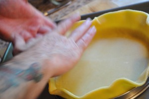 Forming the bottom - Food Gypsy