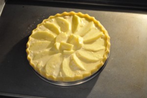 Filled with custard, ready to bake - Food Gypsy