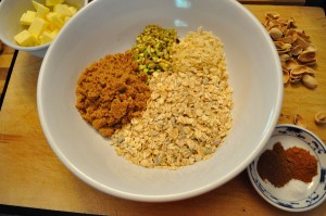 Crumble ingredients - Food Gypsy