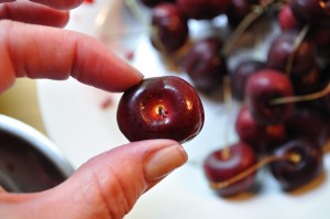 Cherry, the flat side - Food Gypsy