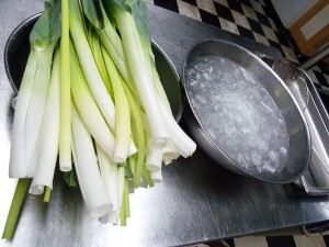 Ready to shock leeks - Food Gypsy