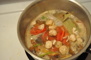 Stock, simmering - Food Gypsy