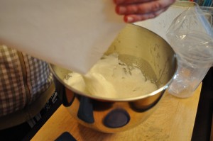 Add dry ingredients - Food Gypsy