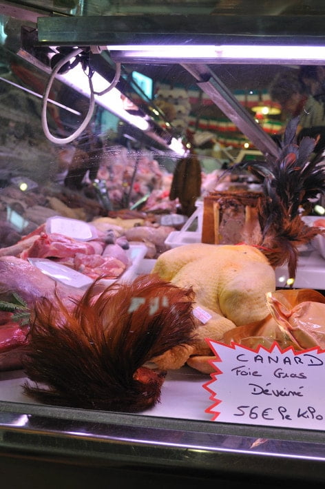 Poultry on display, Les Halles - Food Gypsy