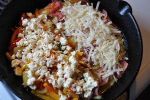 Half & Half frittata - Food Gypsy