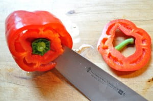 Remove core with tip of blade - Food Gypsy Remove core with tip of blade - Food Gypsy