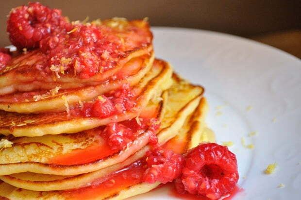 Lemon Ricotta Pancakes - Food Gypsy