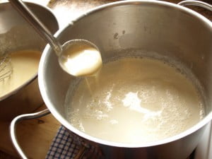 Temper your eggs and hot cream - Food Gypsy