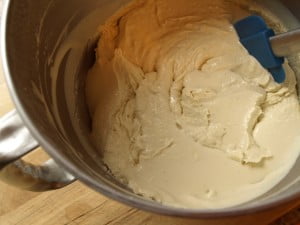 Bourbon Ice cream, starting to firm - Food Gypsy