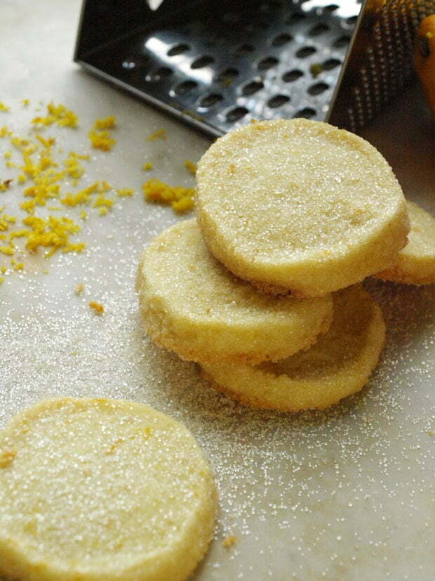 Lemon Shortbread Cookies - Food Gypsy