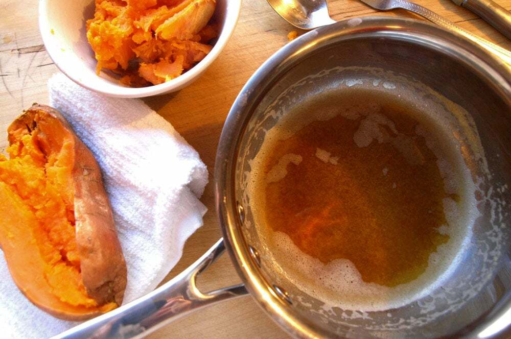 Sweet Potato Fork Mash with Brown Butter - Food Gypsy