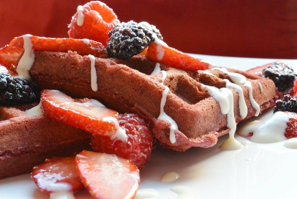 Red Velvet Waffles - Food Gypsy