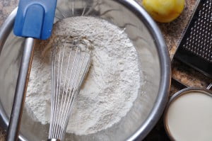 Lemon Cardamon Shortcakes, whisk - Food Gypsy