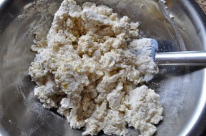 A crumbly, dry batter- Food Gypsy