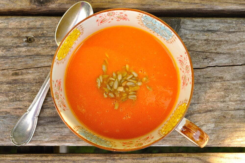 Sweet Carrot Coconut Soup - Food Gypsy