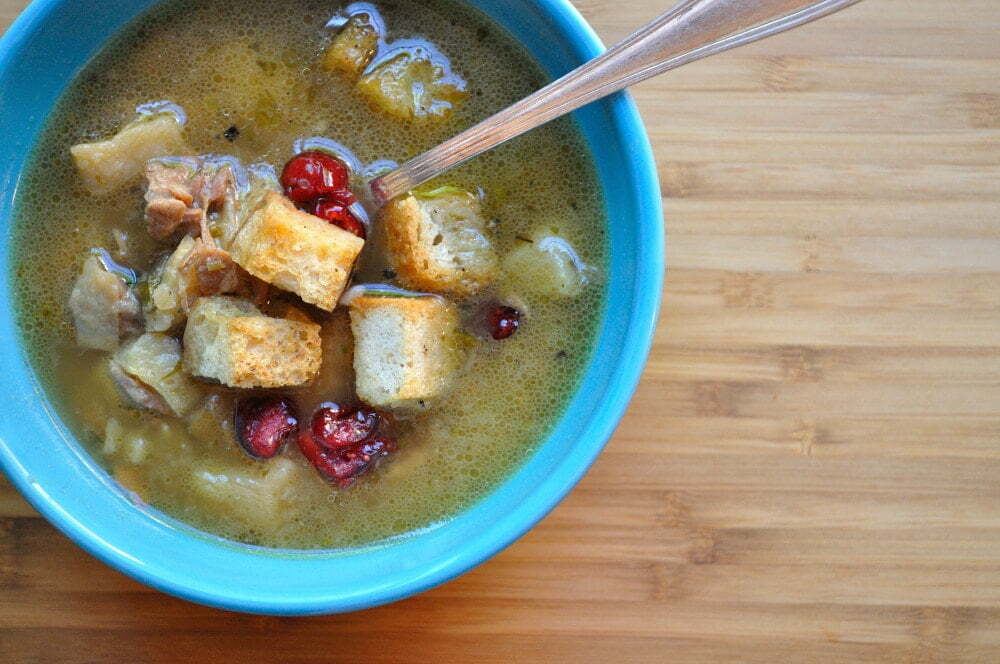 Roasted Turkey New Potato Soup - Food Gypsy