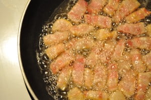 Cooking lardons - Food Gypsy