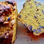 Orange Date Pumpkin Bread, slice - FG