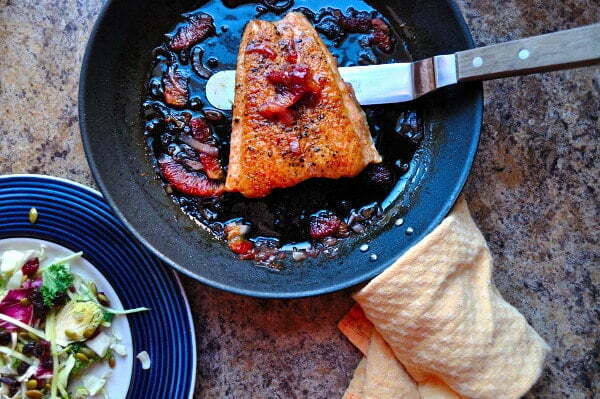 Blood Orange Glazed Salmon - Food Gypsy