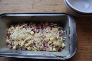 Savoury Ham & Cheese Loaf, Upside down - FG