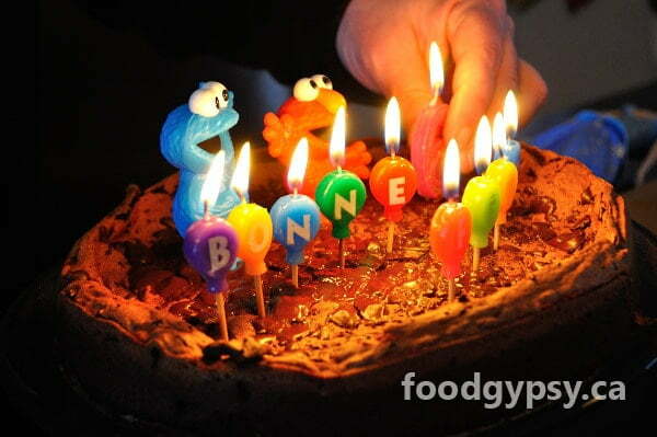 Chocolate Torte, candles - FG Chocolate Torte, candles - FG