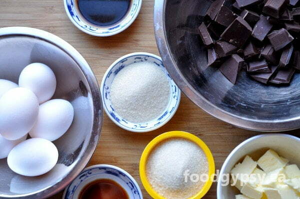 Chocolate Torte, ingredients - Food Gypsy Gluten-free Chocolate Torte, ingredients - FG