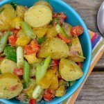Potato Salad with Lime Cilantro Vinaigrette, Lead - Food Gypsy