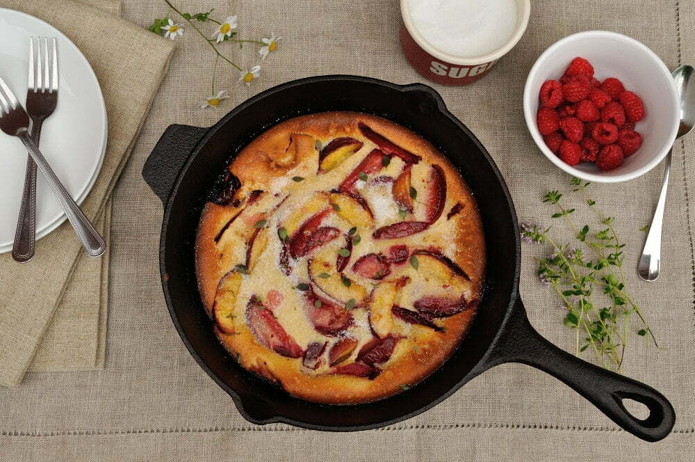 Dutch Baby Pancake with Summer Fruit - Food Gypsy