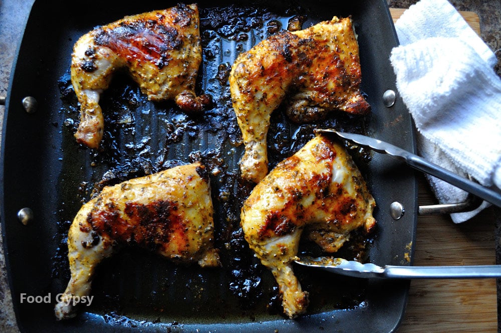 Mustard Sriracha Roasted Chicken, lead - Food Gypsy