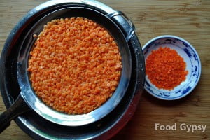 Red Lentils, rinsed - FG
