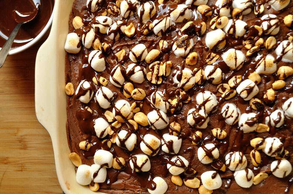 Rocky Road Fudge Cake - Food Gypsy