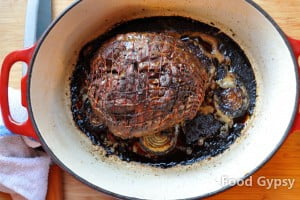 Leg of lamb, roasted - FG