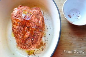 Rubbed leg of lamb - FG