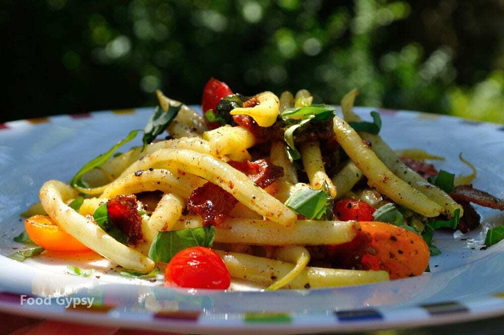 Warm Wax Bean Salad - Food Gypsy