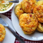 Bacon Cheddar Cornbread Muffins - Food Gypsy
