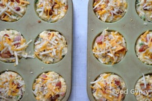 Bacon Cheddar Cornbread, before - FG