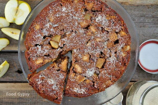 Apple Rum Raisin Cake