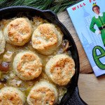 Chicken Mushroom Cobbler with Gruyere Herb Biscuits - Food Gypsy